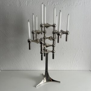 Stoff Nagel lysestage